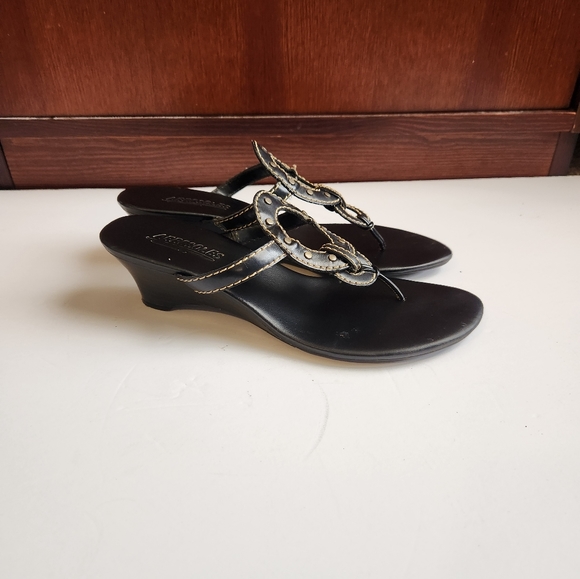 Dark Brown Sandals Aerosoles Size 7.5 - Picture 3 of 5